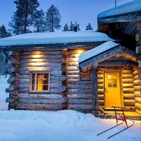 Apartment Elegant And Cosy Log Aurora Äkäslompolo