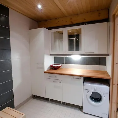 Elegant And Cosy Log Aurora Äkäslompolo